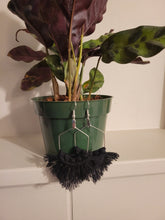 Load image into Gallery viewer, Silver Hexagon Earrings (single color)